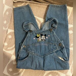 Vintage Disney Blue Denim Overalls